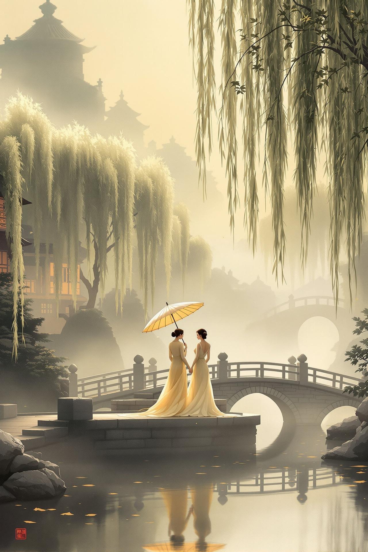 ai短剧合集精选作品 - 江南春 - 一段发生在烟雨江南的唯美爱情